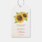 Sunflowers Wedding Favour Tags