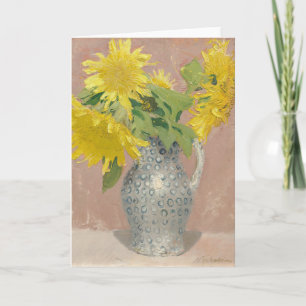 Sunflowers   William Nicholson Card
