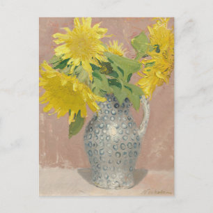 Sunflowers William Nicholson Postcard