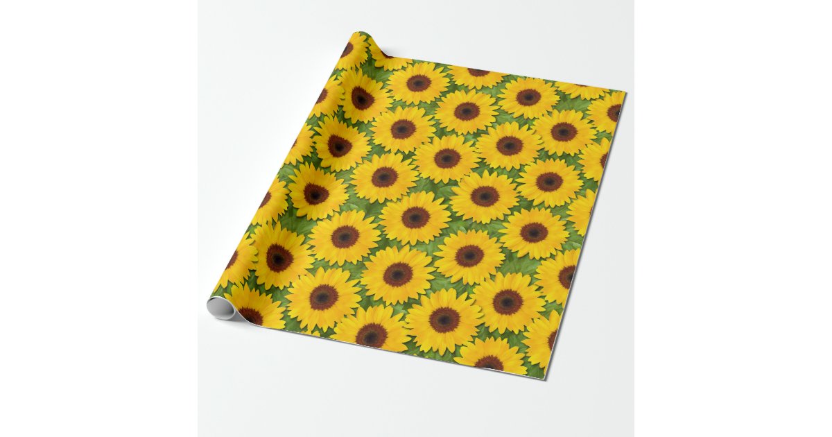 Sunflowers Wrapping Paper | Zazzle