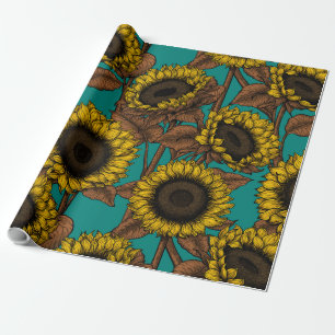 Sunflowers Wrapping Paper