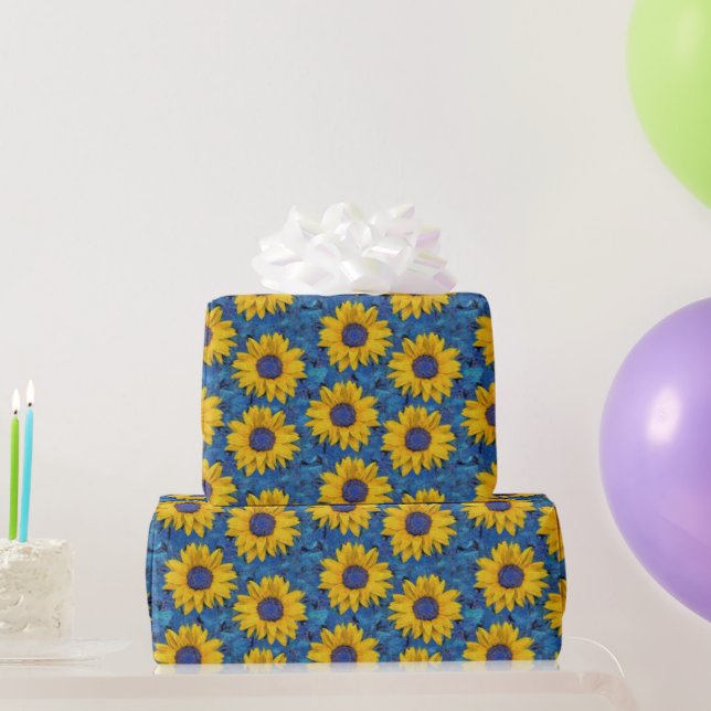 Sunflowers Wrapping Paper (Party Gifts)