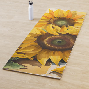 Sunflowers Yoga Mat