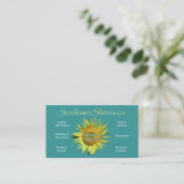 SunflowerSisters.ca Business Card (Standing Front)