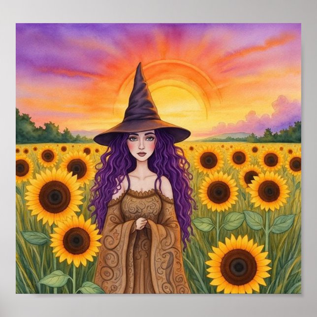 SunFlowerWitch  Poster (Front)