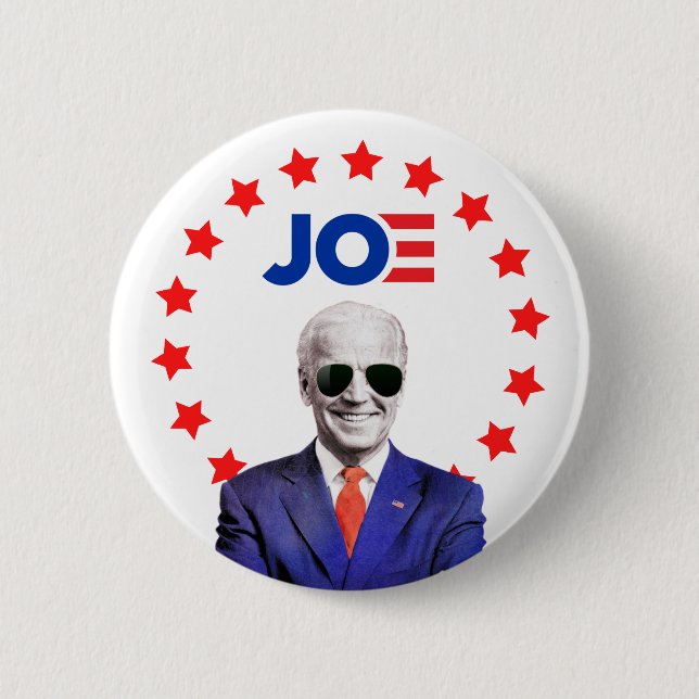 Sunglass Elect Joe Biden Presidential Election 6 Cm Round Badge (Front)