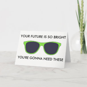 SUNGLASS Graduation Card