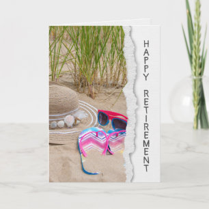 Sunglasses and Flip-Flops Retirement Card