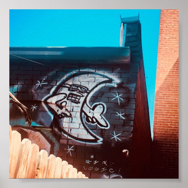 sunglasses at night moon poster (Front)