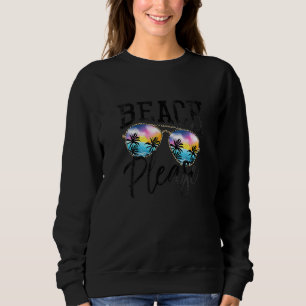 Sunglasses Beach Hello Summer Vacation Sweatshirt
