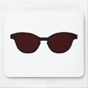 Sunglasses Brown Rim Brown Lens The MUSEUM Zazzle Mouse Mat