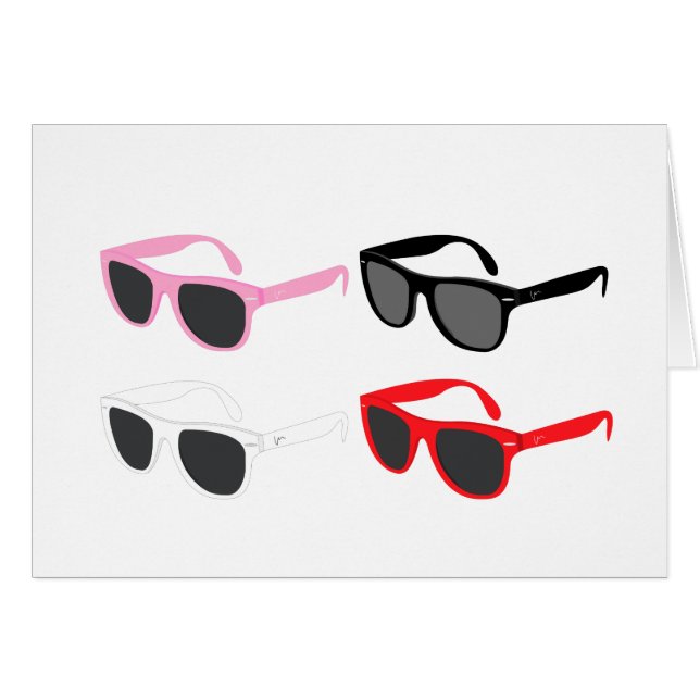 Sunglasses Card (Front Horizontal)