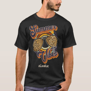 Sunglasses Cardiac Nurse Summer Vibes Sunset Beach T-Shirt