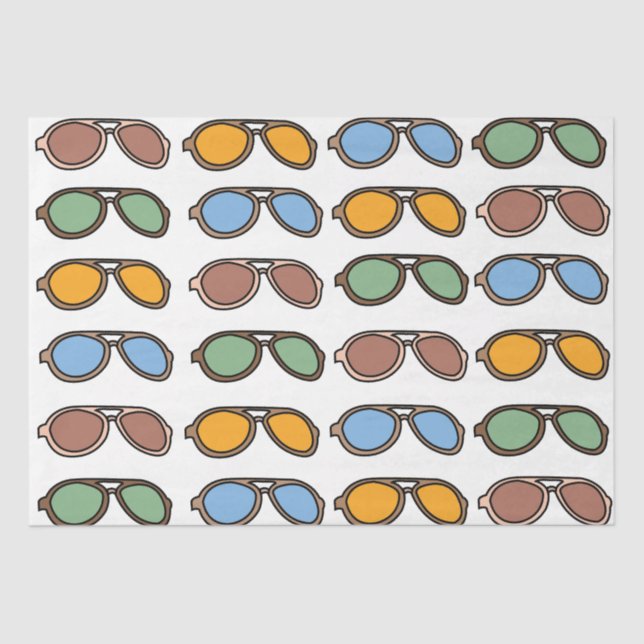 Sunglasses Colourful Summer Sunglasses Tissue Paper (Front)