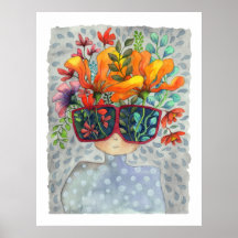 Sunglasses Creativity Art Print