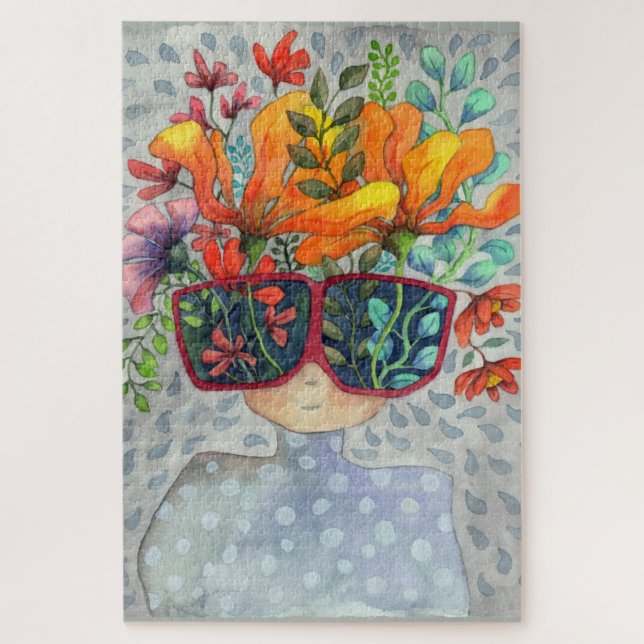 Sunglasses Creativity Jigsaw Puzzle (Vertical)