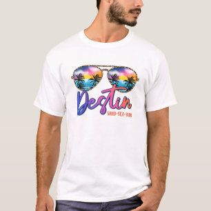 Sunglasses Destin Florida Beach Vacation Matching T-Shirt