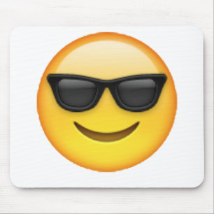 Sunglasses - Emoji Mouse Mat