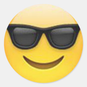 Sunglasses emoji sticker