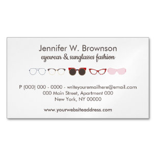 Sunglasses Eyewear Accessories optic Magnetic Business Card