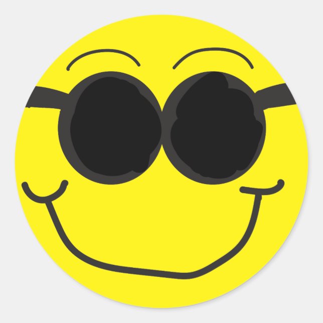 Sunglasses Face Sticker (Front)