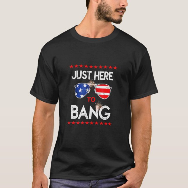 Sunglasses For Bang The Fireworks T-Shirt (Front)
