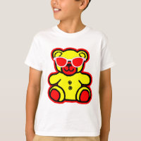 Sunglasses Heart Teddy Bear Red Yellow The MUSEUM