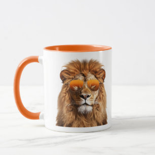 Sunglasses Lion Mug