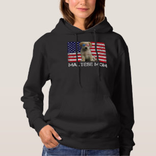 Sunglasses Maltese Mum Flag American Usa Dog Hoodie