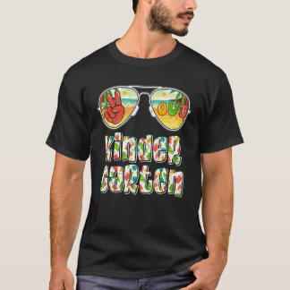 Sunglasses Peace Out Kindergarten Teachers Graduat T-Shirt