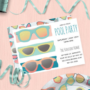 Sunglasses Trio Coral Invitation