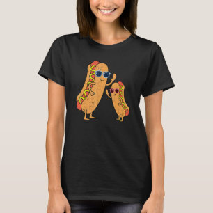 Sunglasses Wiener Hotdog  Foodie Fast Food Cool Ho T-Shirt