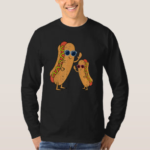 Sunglasses Wiener Hotdog  Foodie Fast Food Cool Ho T-Shirt