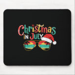 Sungled Christmas In July Summer Xmas Beach Vacati Mouse Mat<br><div class="desc">Sungled Christmas In July Summer Xmas Beach Vacation</div>