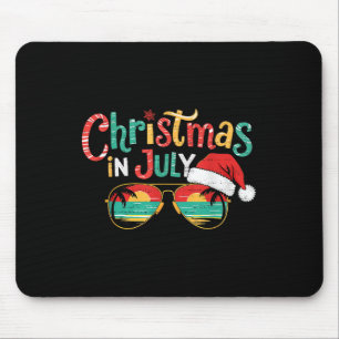 Sungled Christmas In July Summer Xmas Beach Vacati Mouse Mat