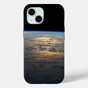 Sunglint Beams Off A Partly Cloudy South Pacific iPhone 15 Case