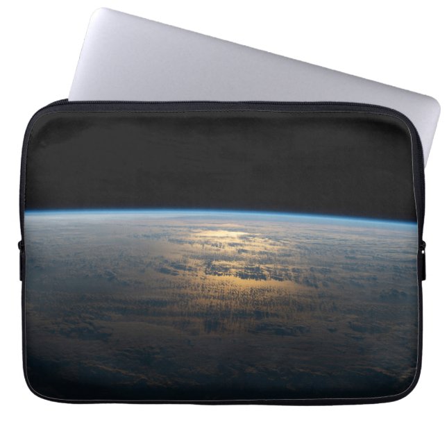 Sunglint Beams Off A Partly Cloudy South Pacific Laptop Sleeve (Front)