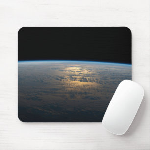 Sunglint Beams Off A Partly Cloudy South Pacific Mouse Mat