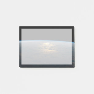 Sunglint Beams Off A Partly Cloudy South Pacific Post-it Notes