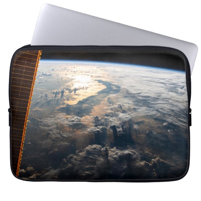 Sunglint Beams Off Celebes Sea In Southeast Asia Laptop Sleeve (Front)