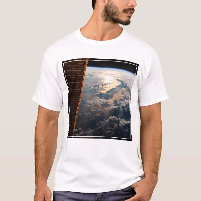 Sunglint Beams Off Celebes Sea In Southeast Asia T-Shirt (Front)