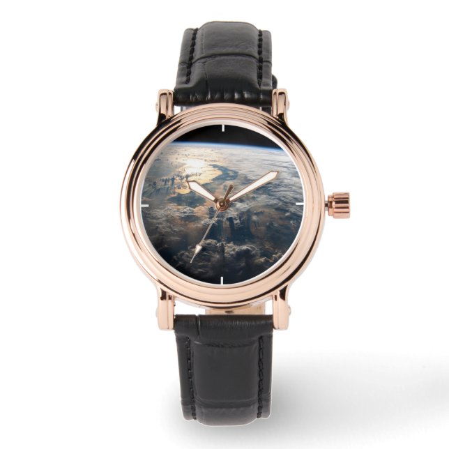 Sunglint Beams Off Celebes Sea In Southeast Asia Watch (Front)