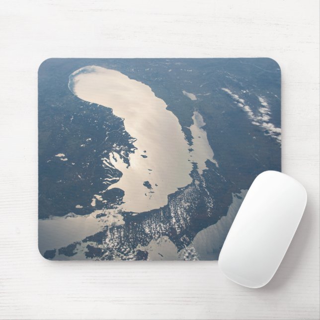 Sunglint Beams Off Lake Michigan Mouse Mat (With Mouse)