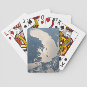 Sunglint Beams Off Lake Michigan Playing Cards