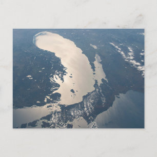 Sunglint Beams Off Lake Michigan Postcard