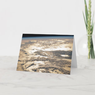 Sunglint Beams Off The Atlantic Ocean Card