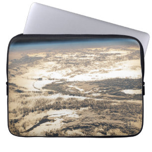 Sunglint Beams Off The Atlantic Ocean Laptop Sleeve