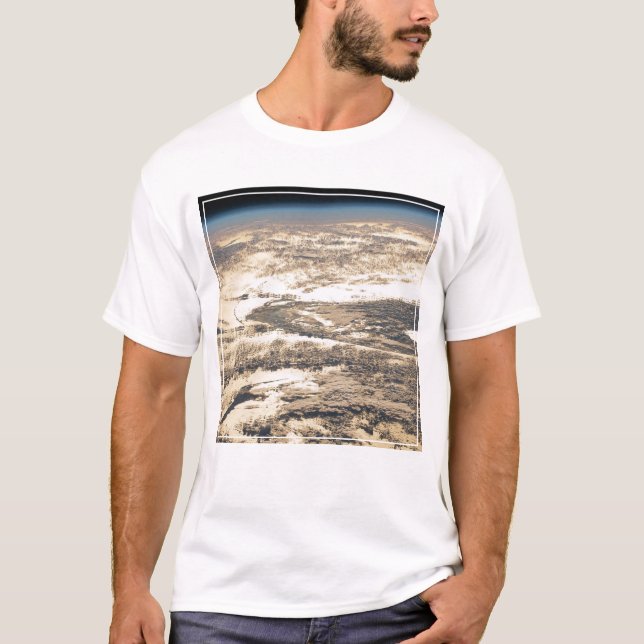 Sunglint Beams Off The Atlantic Ocean T-Shirt (Front)