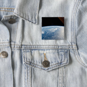 Sunglint Beams Off The Waters Of The Pacific Ocean 15 Cm Square Badge