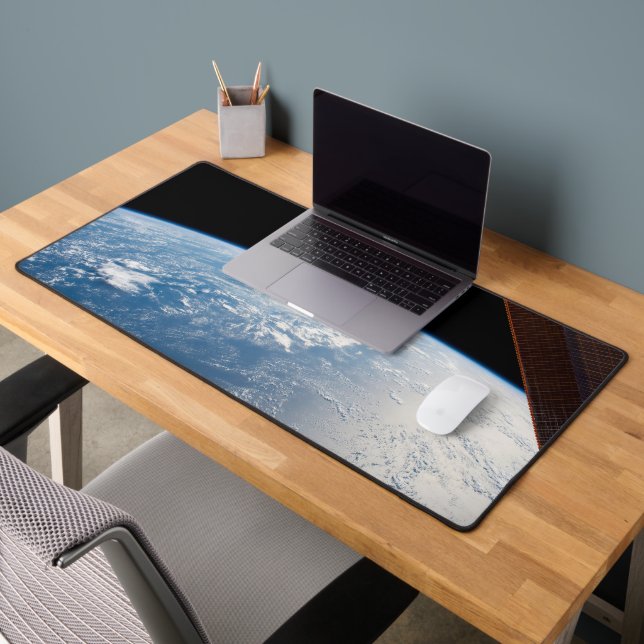 Sunglint Beams Off The Waters Of The Pacific Ocean Desk Mat (Office 2)
